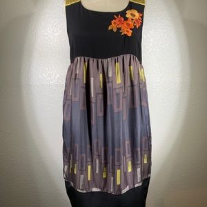 Johnny Was Whitley Santal Embroidered dress NWT S